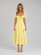 Milkmaid Corset Midi Dress