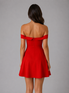 Off-Shoulder Mini Dress