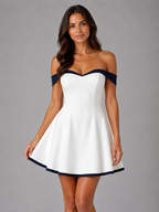 Off-Shoulder Mini Dress