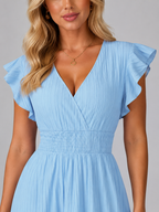 Pleated Maxi Dress