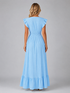 Pleated Maxi Dress