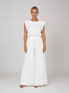 Pleated Trouser Set