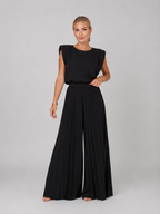 Pleated Trouser Set