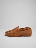 Pointed Suede Loafers