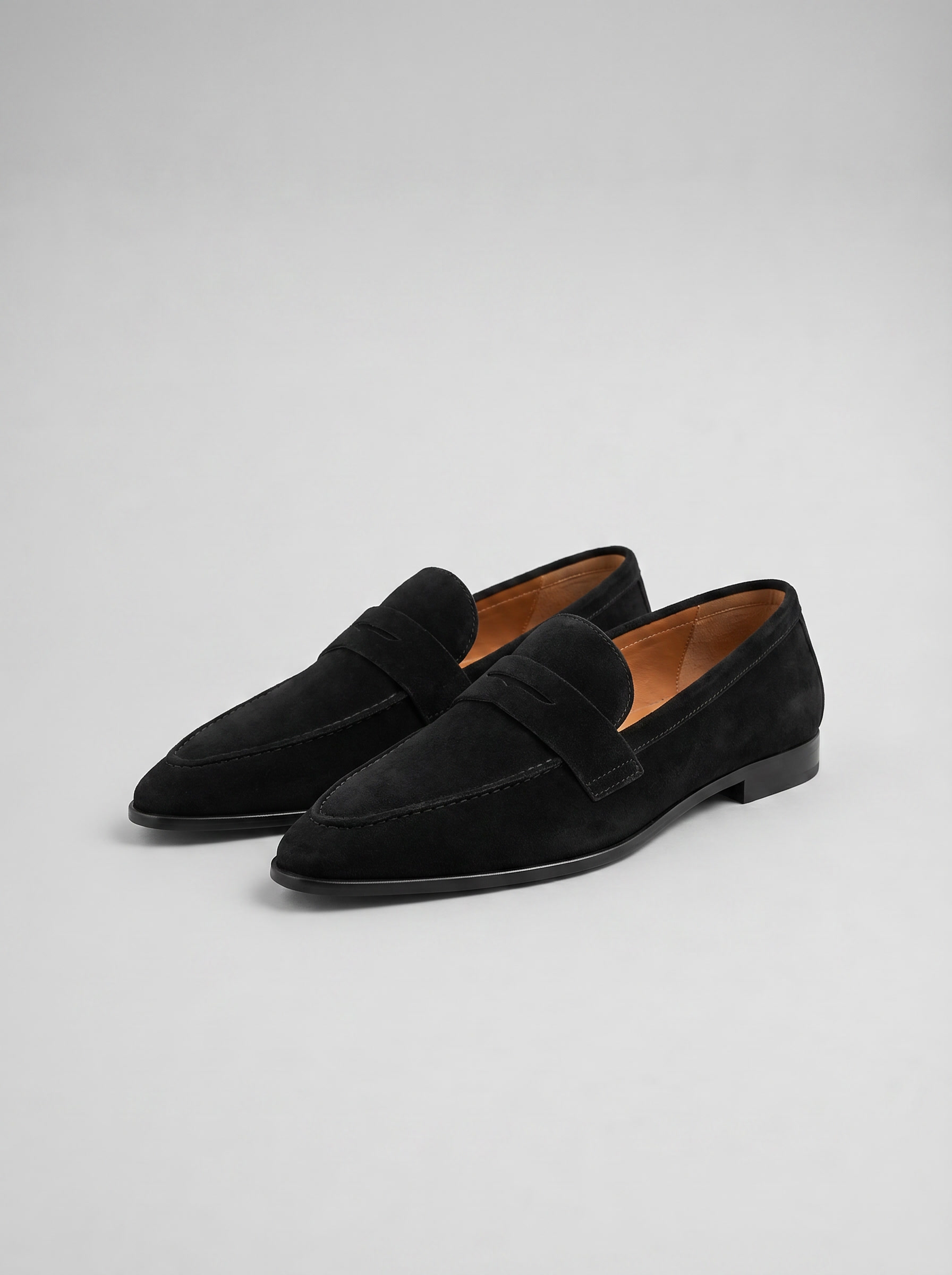 Women's Pointed Suede Loafers