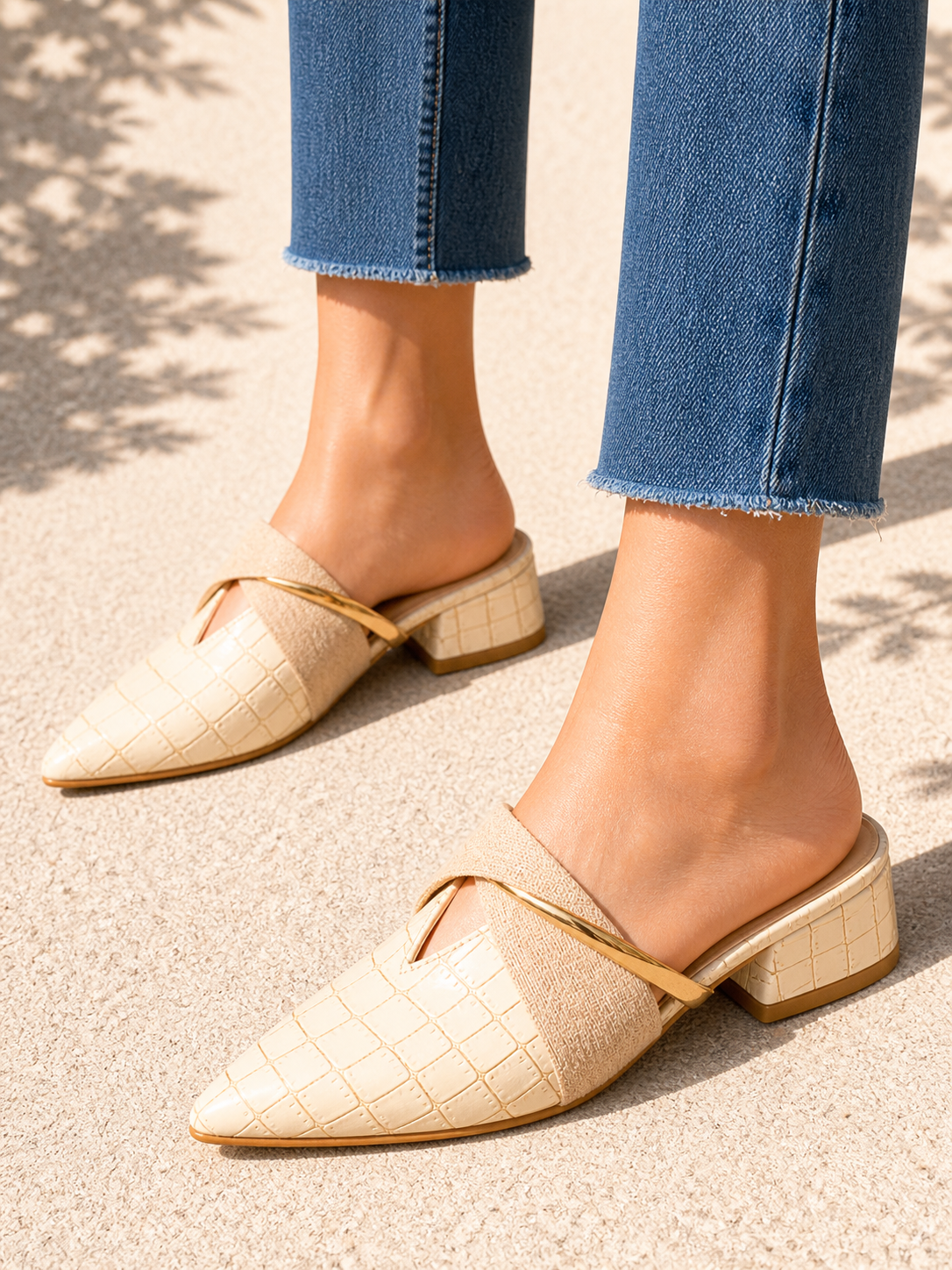 Women's Pointed Mule Heels