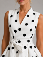Polka Dot Midi Dress