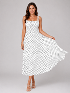 Polka Dot Midi Dress