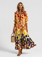 Printed Shirt Dress