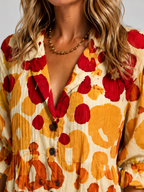 Printed Shirt Dress