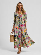 Printed Shirt Dress