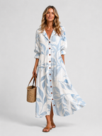 Printed Shirt Dress