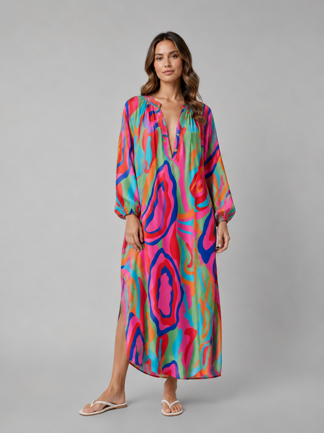 Women's Printed Maxi Dress