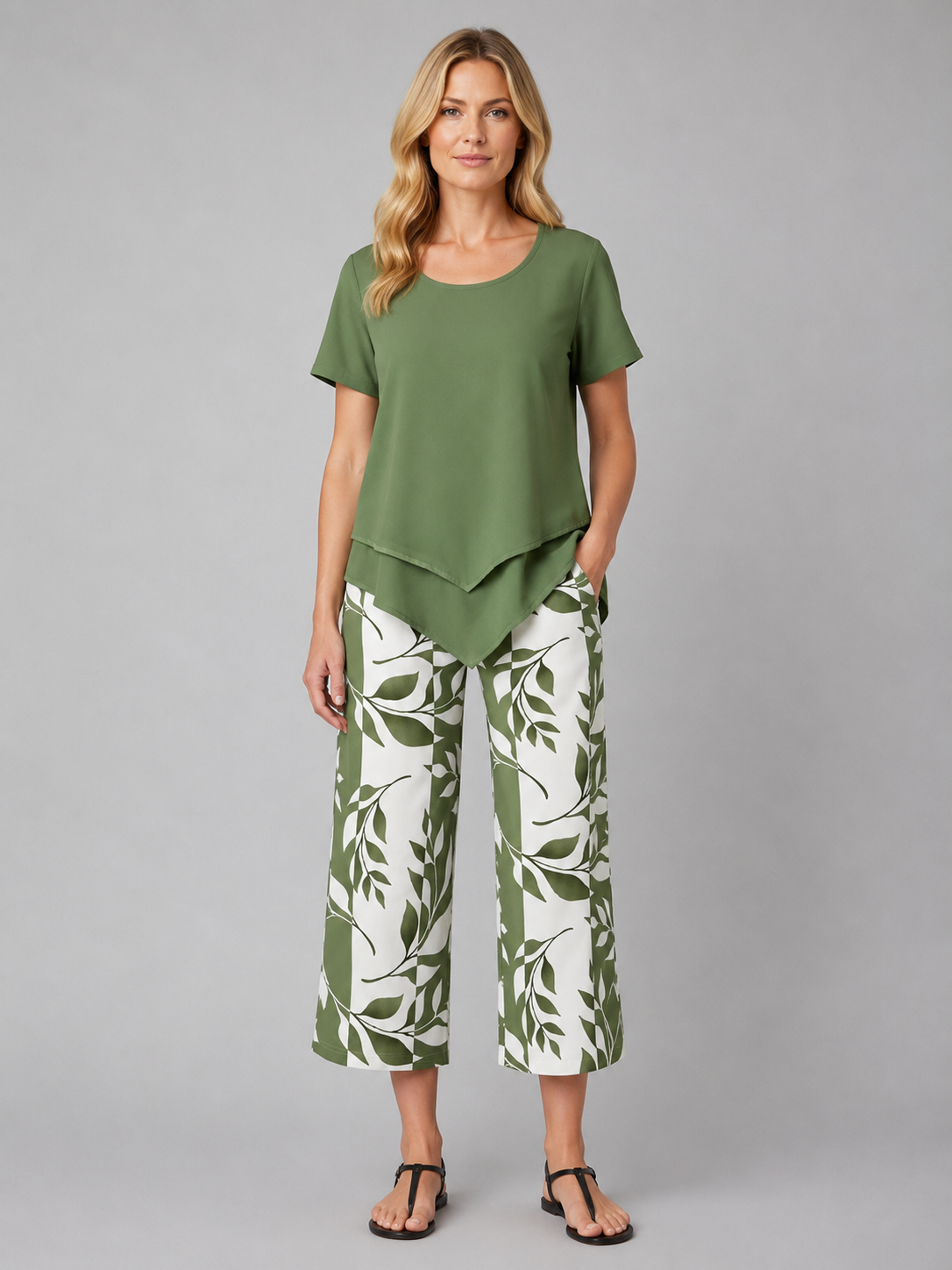 Women's Layered Two-Piece Set