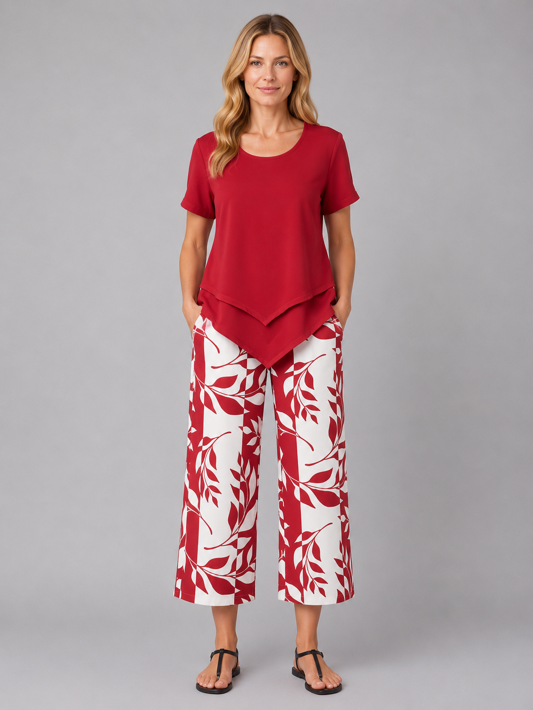 Women's Layered Two-Piece Set
