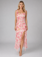 Romantic Ruffle Maxi Dress