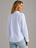 Ruffle Knit Blouse