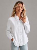 Ruffle Knit Blouse