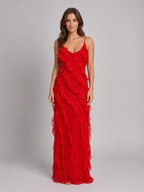 Ruffle Maxi Dress