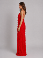 Ruffle Maxi Dress