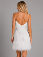 Sequin Fringe Party Mini Dress