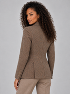 Single Breasted Tailored Blazer – Smart Casual Wool Blend Jacket
