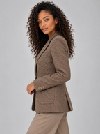 Single Breasted Tailored Blazer – Smart Casual Wool Blend Jacket