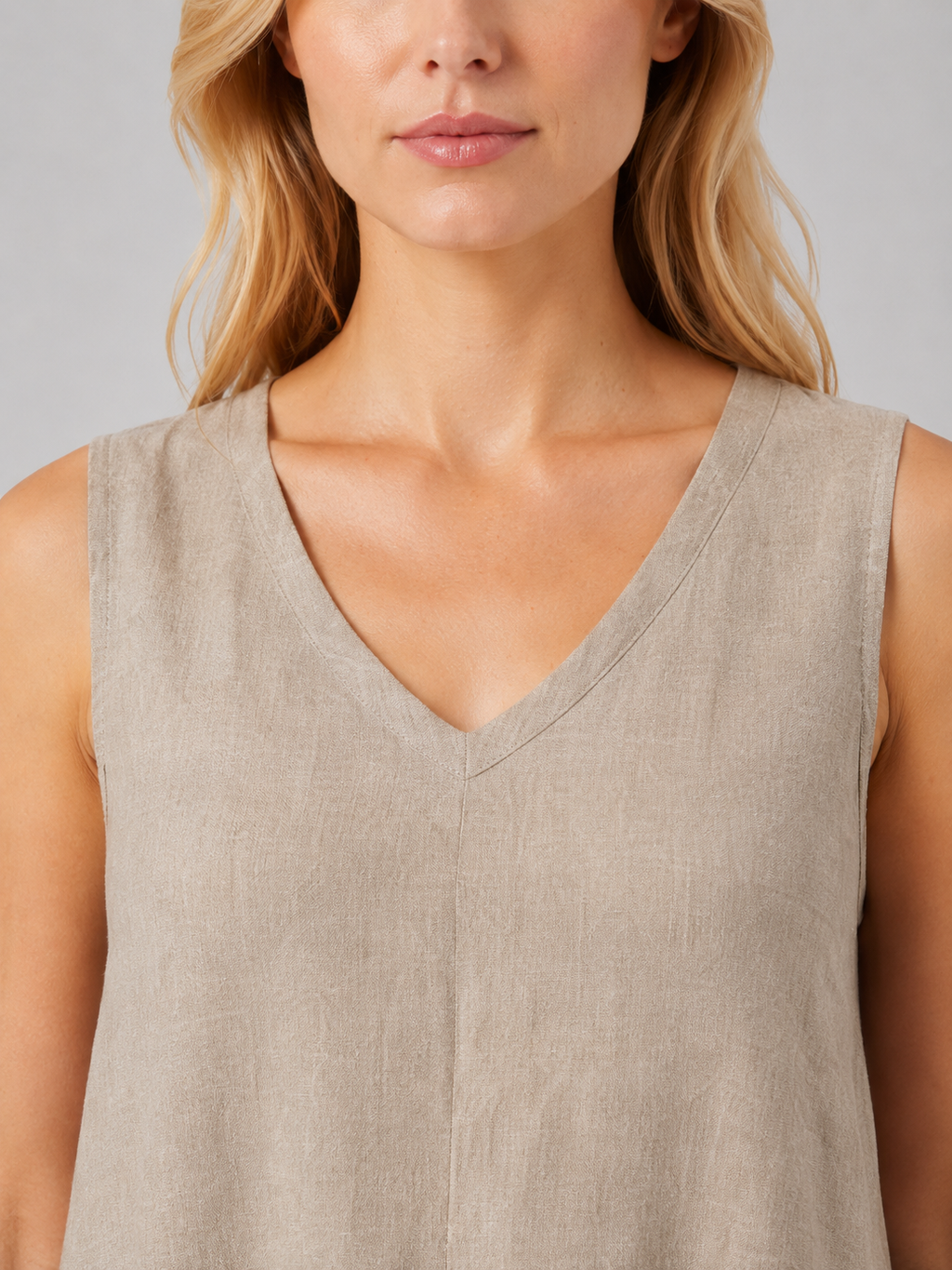 Women's Sleeveless A-Line Maxi Dress