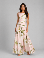 Sleeveless Floral Maxi Dress