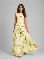 Sleeveless Floral Maxi Dress