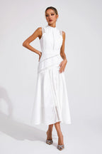 Sleeveless Lace Midi Dress