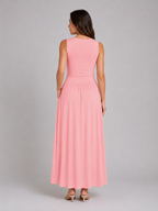 Sleeveless Pocket Maxi Dress