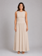 Sleeveless Pocket Maxi Dress