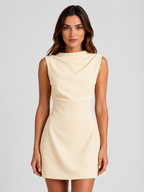 Draped Mini Dress