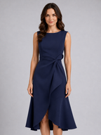 Sleeveless Pleated Midi Dress