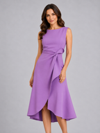 Sleeveless Pleated Midi Dress