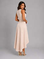 Sleeveless Wrap Maxi Dress
