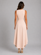 Sleeveless Wrap Maxi Dress