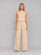 Sleeveless Wide Leg Co-Ord Set