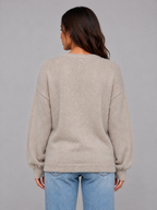 Soft Knit Cardigan – Crew Neck Button Front