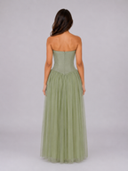 Strapless Tulle Corset Dress