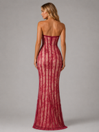 Lace Corset Maxi Dress