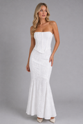 Women's Lace Corset Maxi Dress