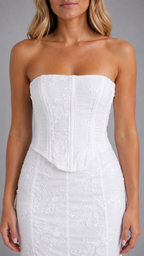 Lace Corset Maxi Dress