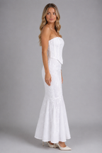 Lace Corset Maxi Dress
