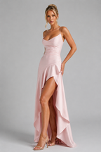 Strappy Maxi Dress with Thigh Split