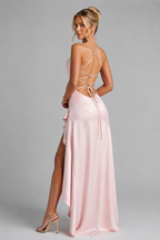 Strappy Maxi Dress with Thigh Split