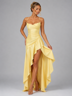 Strappy Maxi Dress with Thigh Split