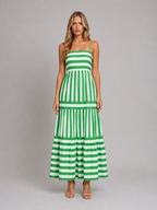 Strappy Tiered Maxi Dress