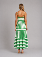 Strappy Tiered Maxi Dress